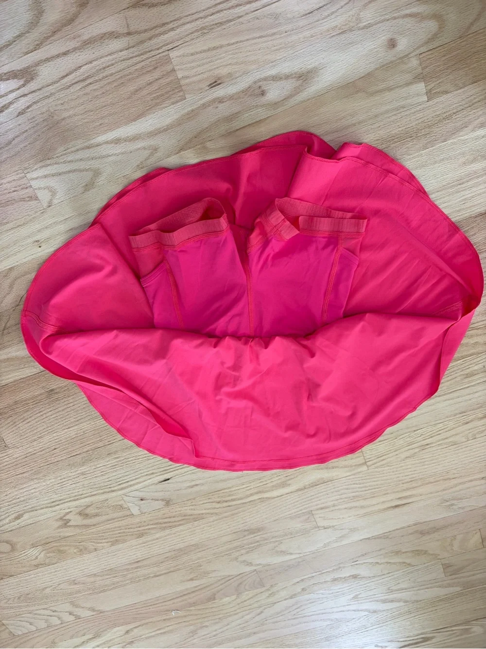 lululemon athletica Hot Pink Tiered Skater Skirt